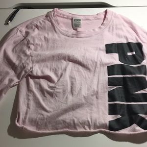 PINK long sleeved shirt.